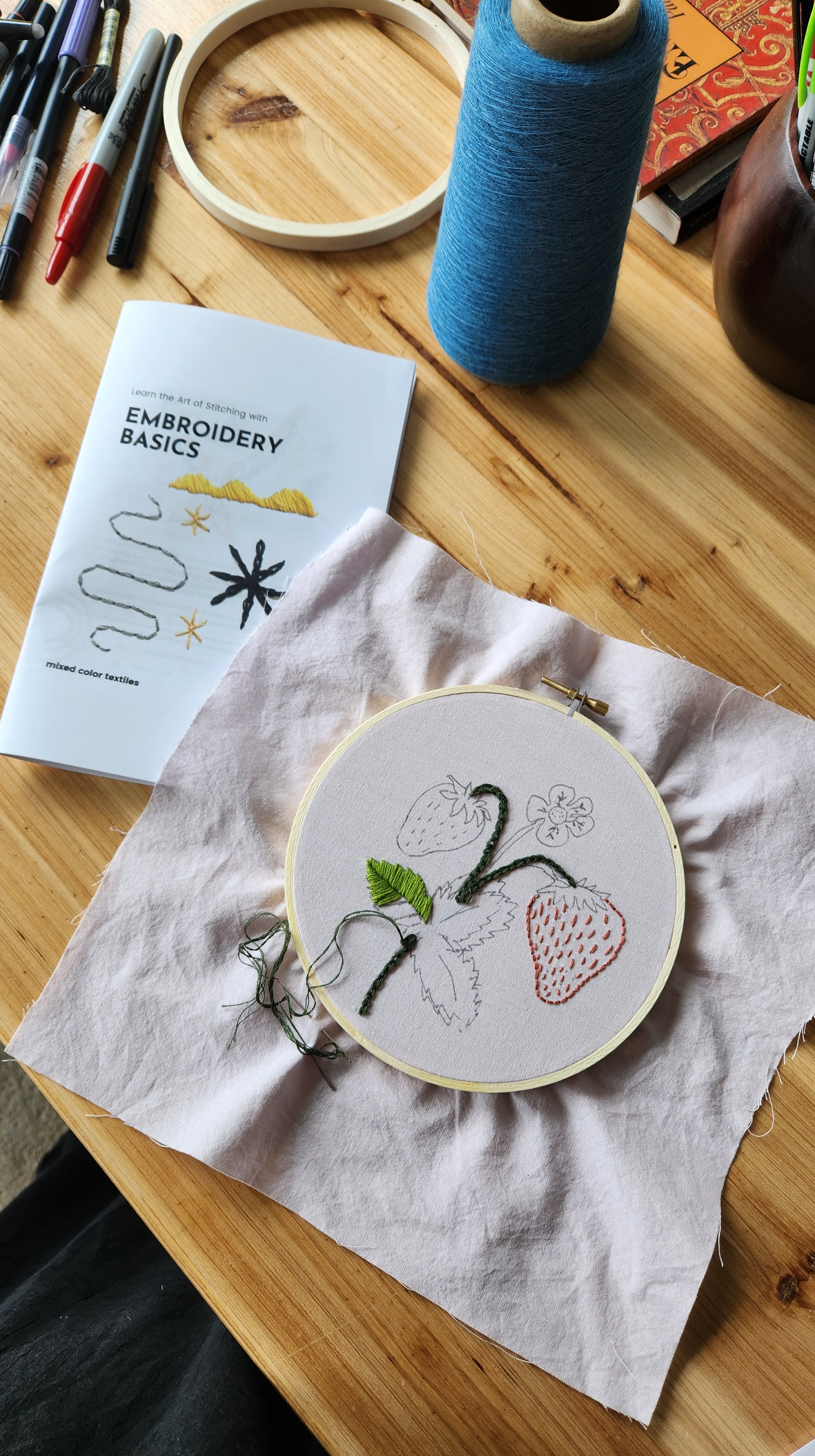 Embroidery workshop at Sullivan Public