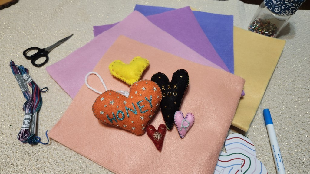 Casual Craft Night – because I’ve FELT like&nbsp;it